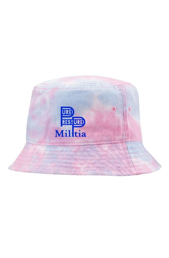 Cotton Candy Tie-Dye Bucket Cap PURE Pressure Mili