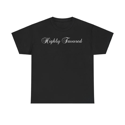 Highly Favored Unisex Heavy Cotton Tee